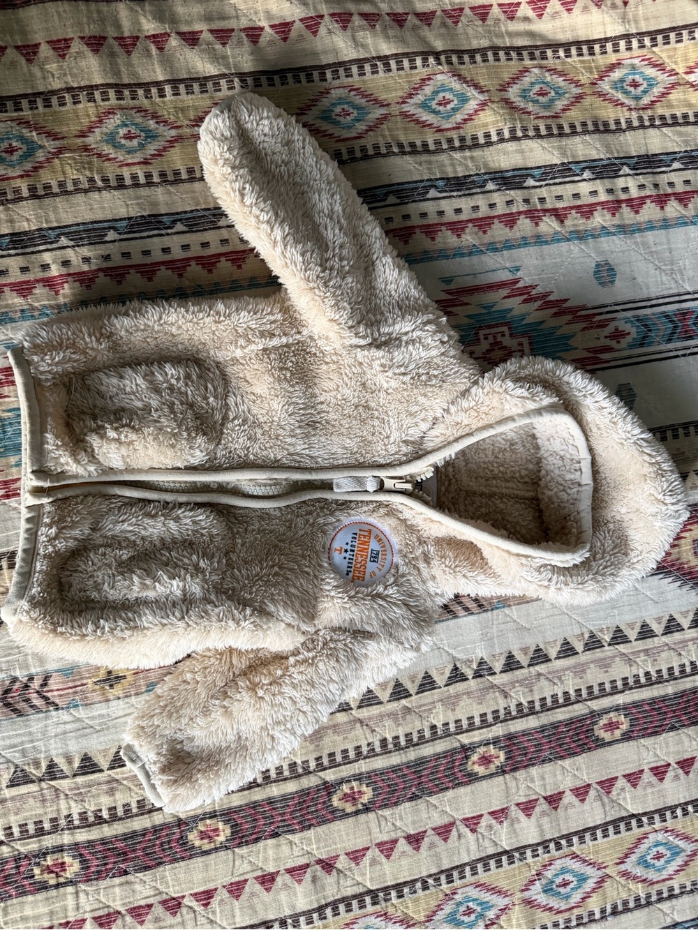 Cozy Cream Hooded TN VOLS BABY Jacket